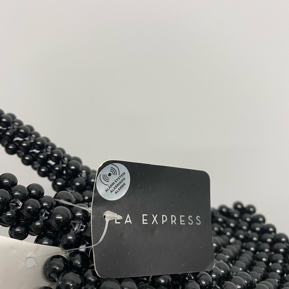 ✨NWT✨ UNIQUE MARBLE-FEEL BLACK PURSE | MINI BAG - Picture 4 of 7